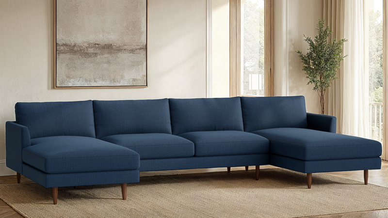 Caption: Shown in Graham Navy | Lifestyle