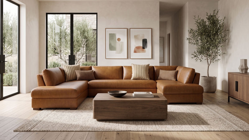 Caption: Shown in Moore & Giles Caramel | Lifestyle