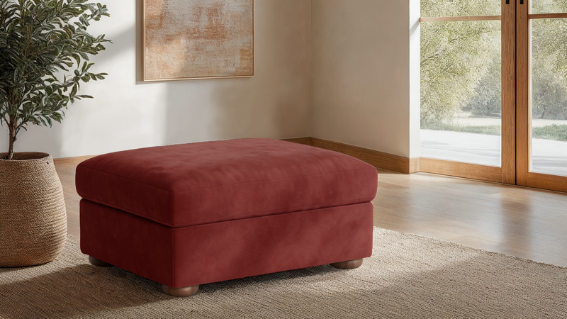 Caption: Shown in Eileen Cabernet | Lifestyle