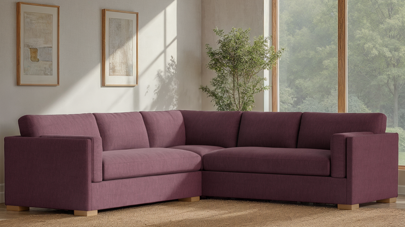 Caption: Shown in Charles Aubergine | Lifestyle