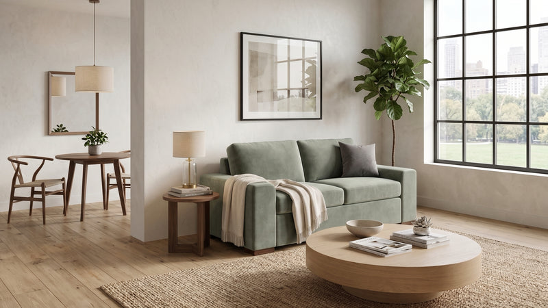 Caption: Shown in Becket Sage | Lifestyle