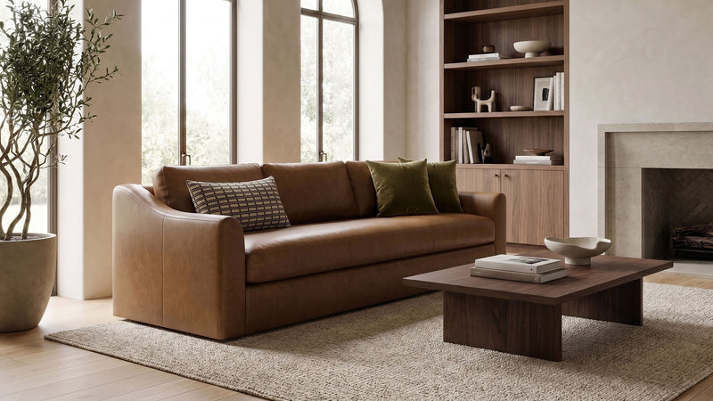 Caption: Shown in Moore & Giles Umber | Lifestyle