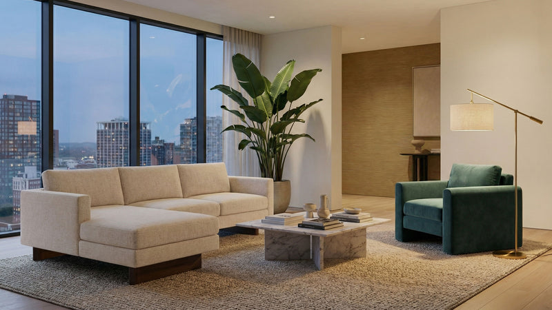 Caption: Shown in Rowan Ivory | Lifestyle